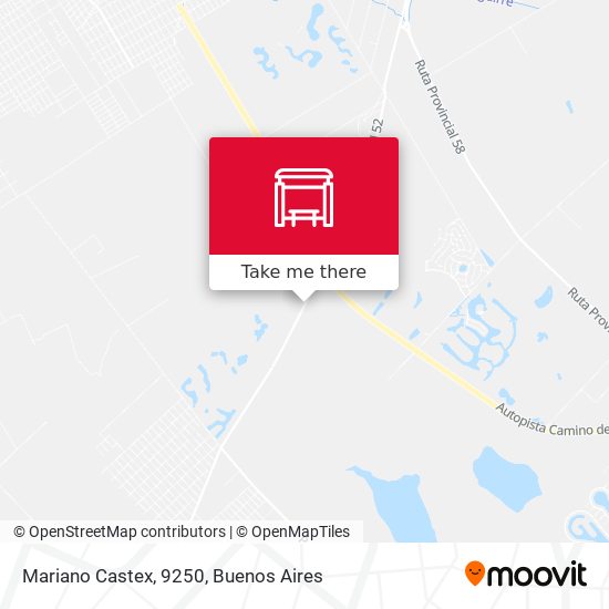 Mariano Castex, 9250 map