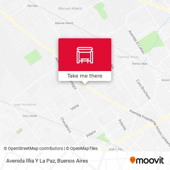 Avenida Illia Y La Paz map