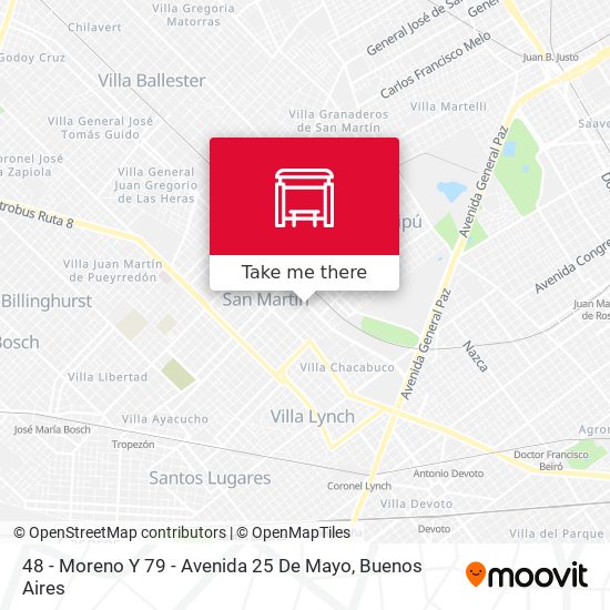 48 - Moreno Y 79 - Avenida 25 De Mayo map