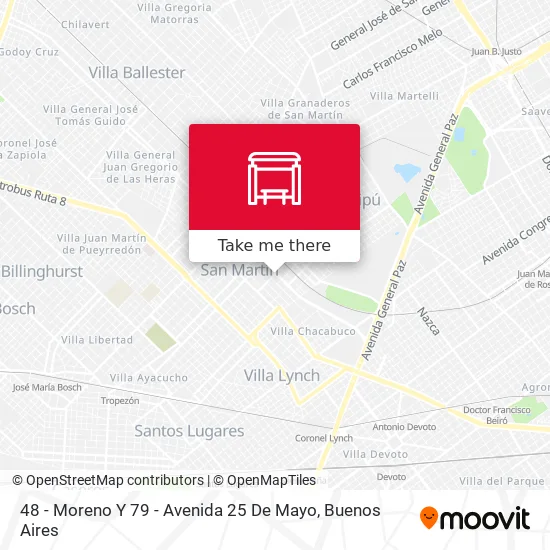 48 - Moreno Y 79 - Avenida 25 De Mayo map