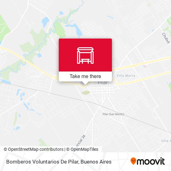 Mapa de Bomberos Voluntarios De Pilar