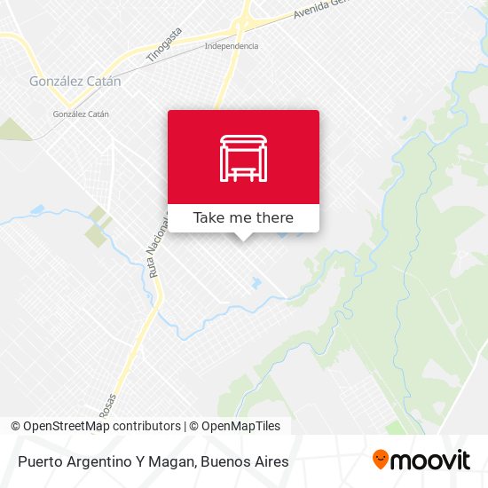Mapa de Puerto Argentino Y Magan
