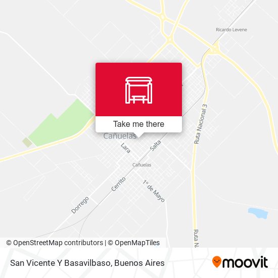 San Vicente Y Basavilbaso map