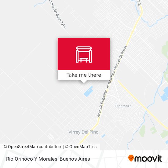 Río Orinoco Y Morales map