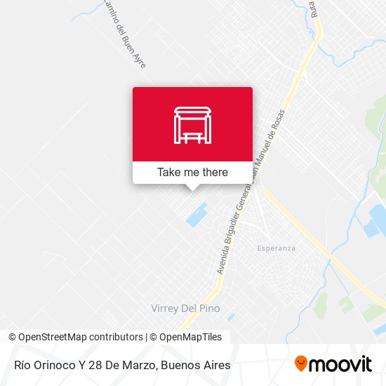Río Orinoco Y 28 De Marzo map