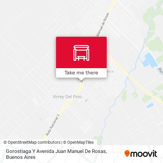 Mapa de Gorostiaga Y Avenida Juan Manuel De Rosas
