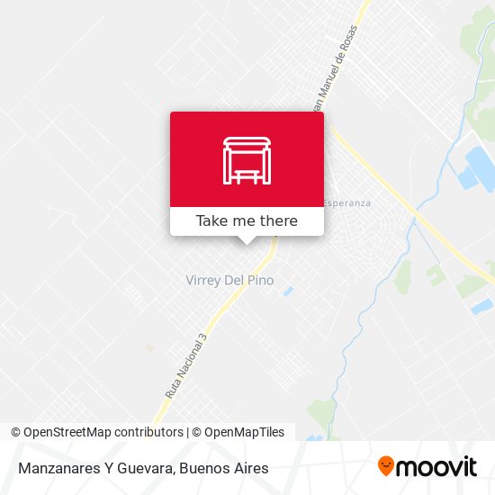 Mapa de Manzanares Y Guevara