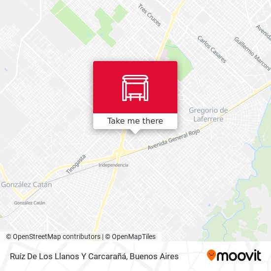 Ruíz De Los Llanos Y Carcarañá map