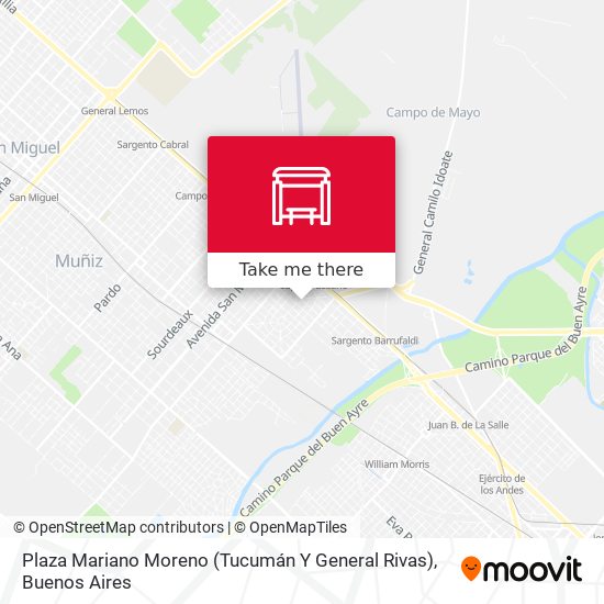 Plaza Mariano Moreno (Tucumán Y General Rivas) map