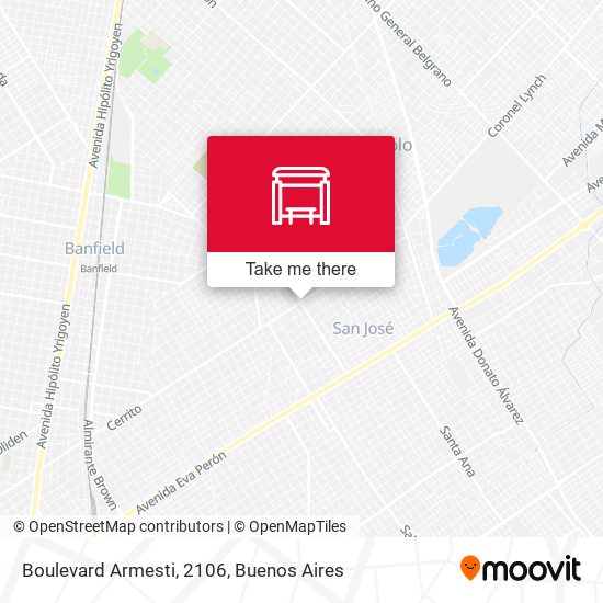 Mapa de Boulevard Armesti, 2106