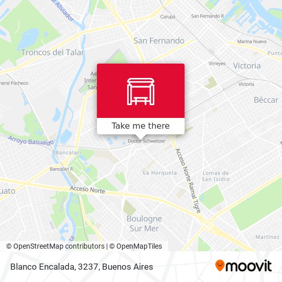 Mapa de Blanco Encalada, 3237