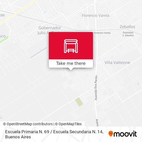 Escuela Primaria N. 69 / Escuela Secundaria N. 14 map