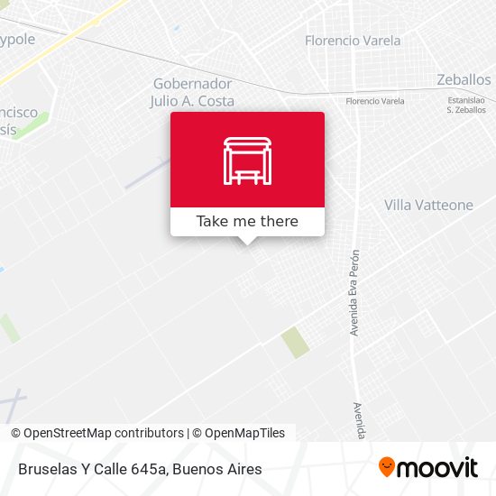 Bruselas Y Calle 645a map