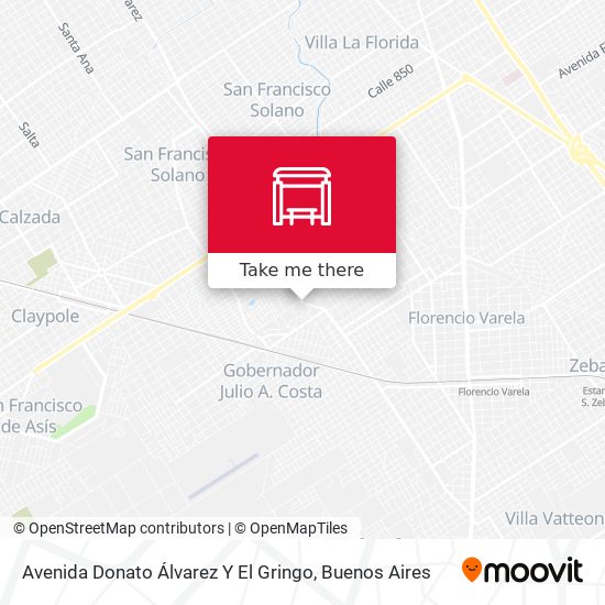 Mapa de Avenida Donato Álvarez Y El Gringo