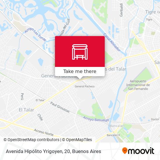 Avenida Hipólito Yrigoyen, 20 map
