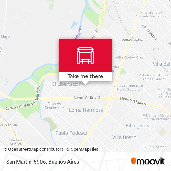 Mapa de San Martín, 5906