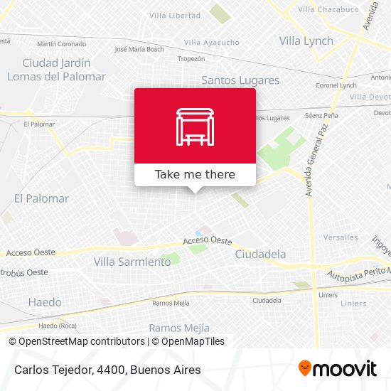 Mapa de Carlos Tejedor, 4400