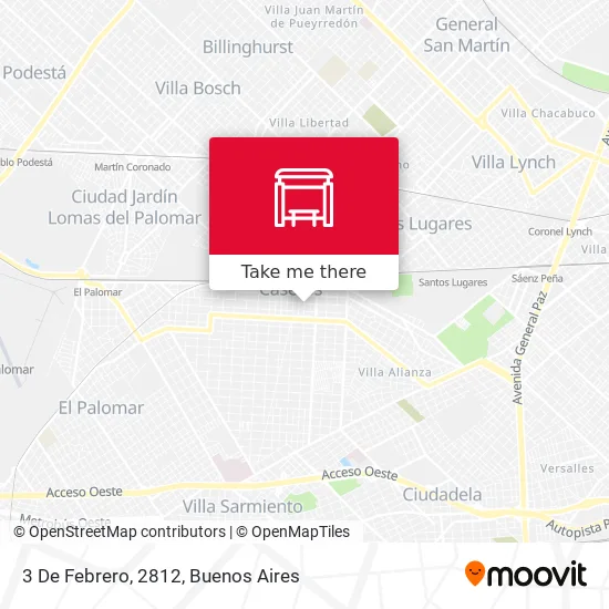 3 De Febrero, 2812 map