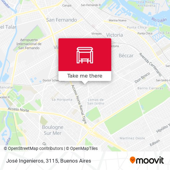 José Ingenieros, 3115 map