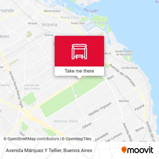 Avenida Márquez Y Tellier map