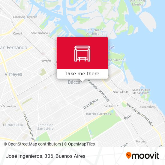 José Ingenieros, 306 map