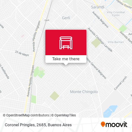 Coronel Pringles, 2685 map