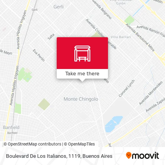 Boulevard De Los Italianos, 1119 map