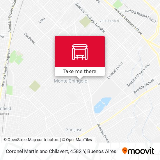 Coronel Martiniano Chilavert, 4582 Y map