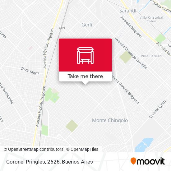 Coronel Pringles, 2626 map