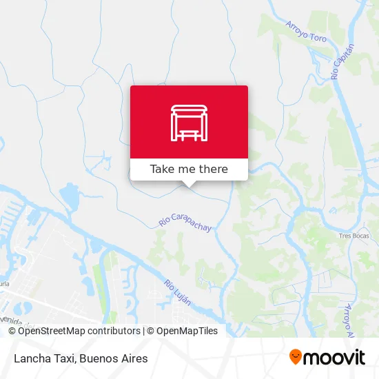 Lancha Taxi map