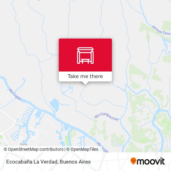 Ecocabaña La Verdad map