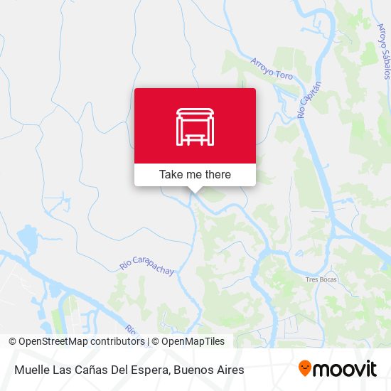 Muelle Las Cañas Del Espera map