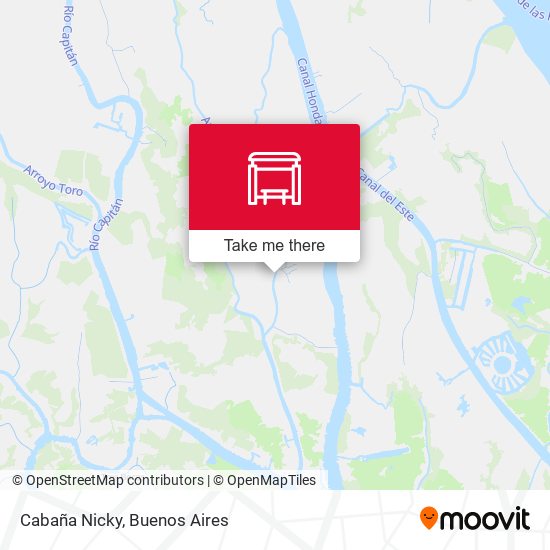 Mapa de Cabaña Nicky