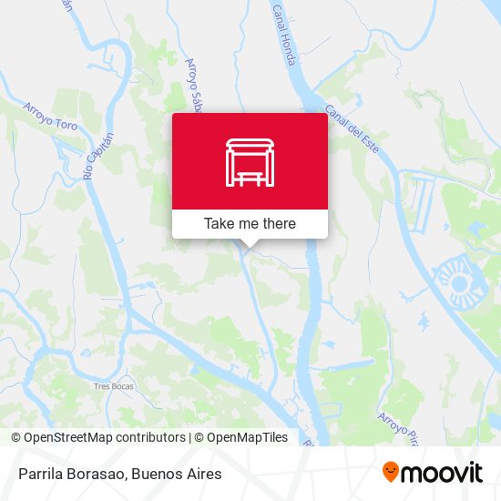 Mapa de Parrila Borasao