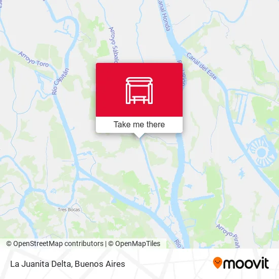 La Juanita Delta map