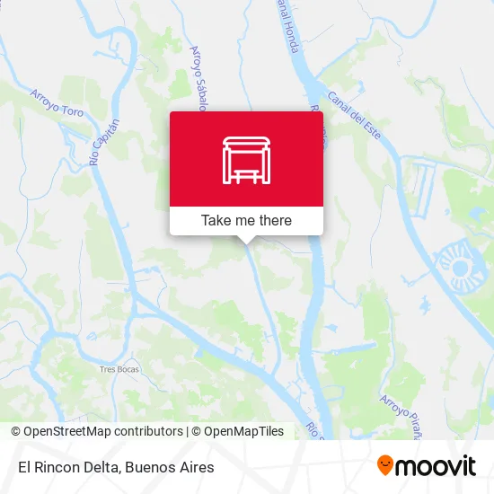El Rincon Delta map
