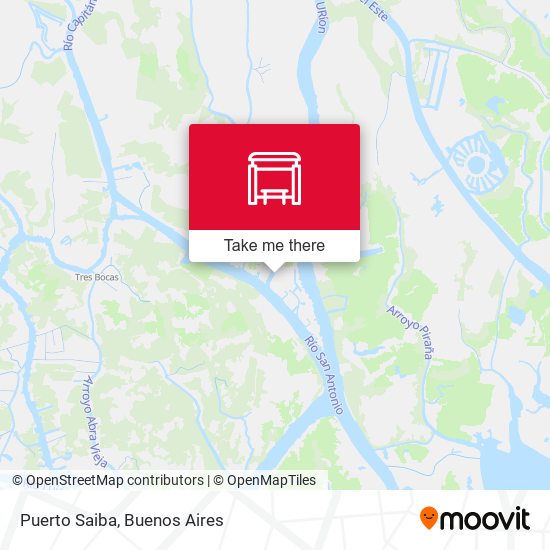 Mapa de Puerto Saiba