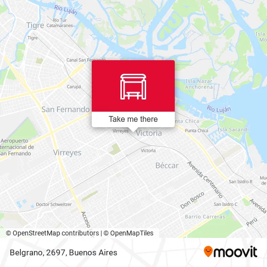Belgrano, 2697 map