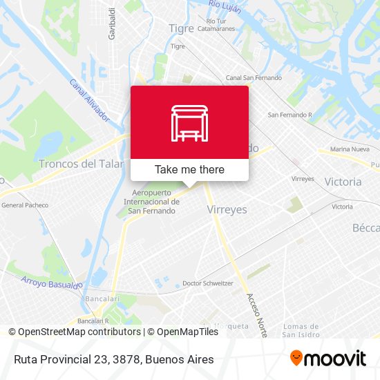 Ruta Provincial 23, 3878 map