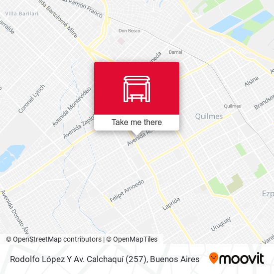 Mapa de Rodolfo López Y Av. Calchaquí (257)
