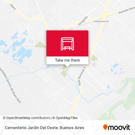 Cementerio Jardín Del Oeste map