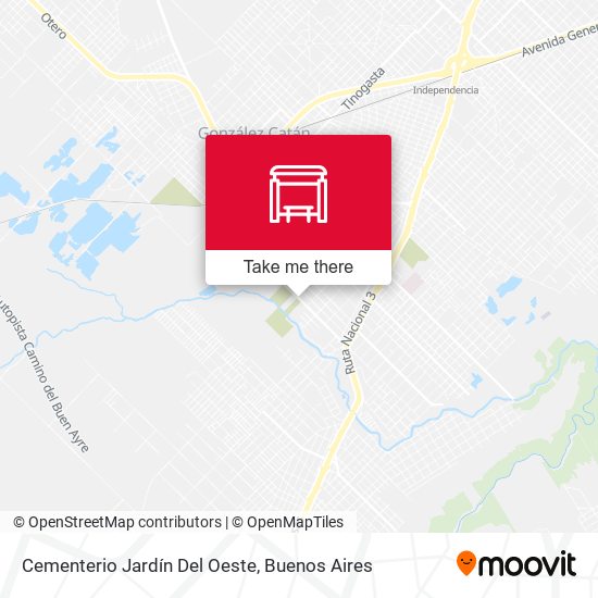 Cementerio Jardín Del Oeste map
