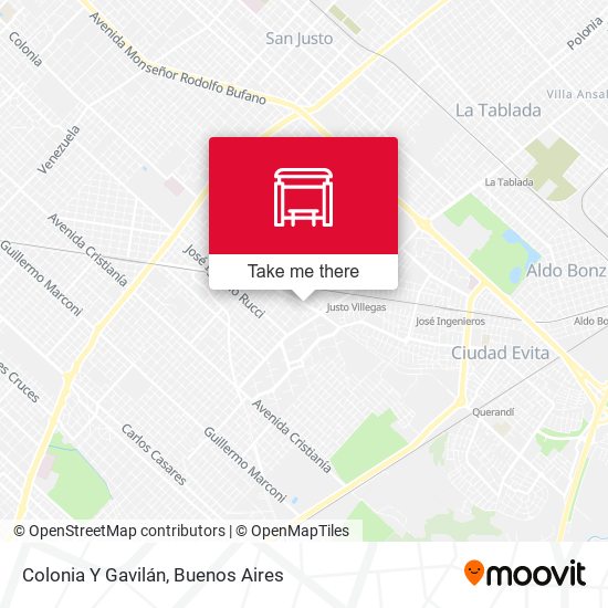 Mapa de Colonia Y Gavilán