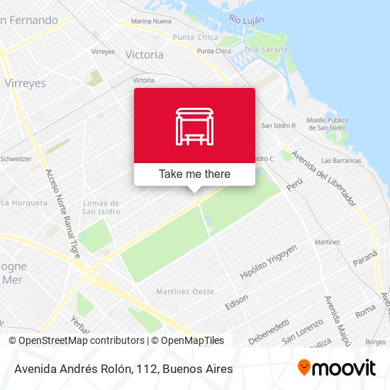 Mapa de Avenida Andrés Rolón, 112