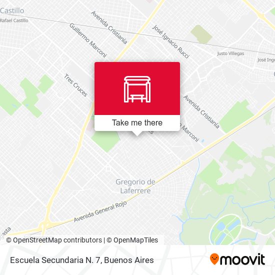 Escuela Secundaria N. 7 map