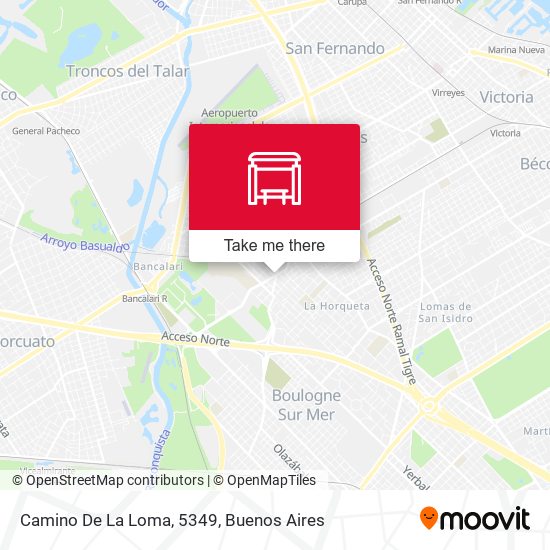 Camino De La Loma, 5349 map