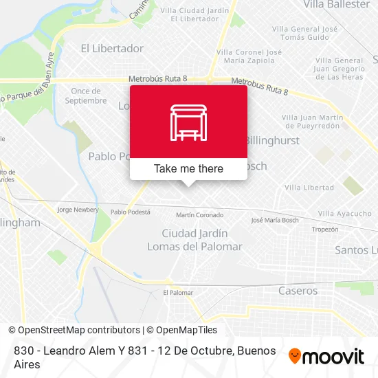830 - Leandro Alem Y 831 - 12 De Octubre map