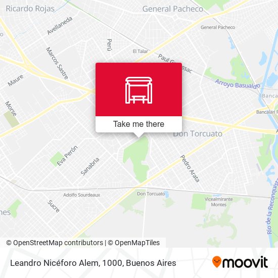 Leandro Nicéforo Alem, 1000 map