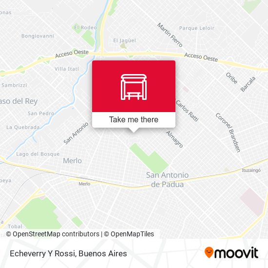 Mapa de Echeverry Y Rossi