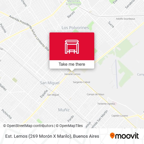 Mapa de Est. Lemos (269 Morón X Marilo)